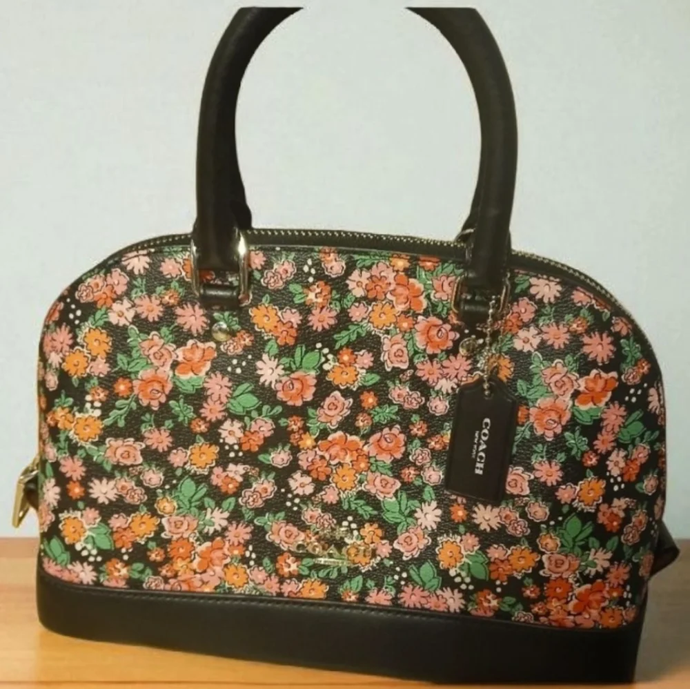 🔥LOW START🔥Coach Sierra Posey Cluster Floral Satchel & Wallet SET(2) - Picture 4 of 9